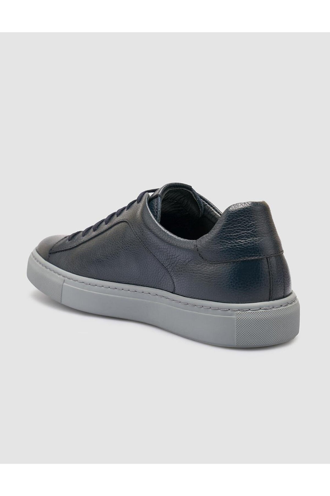Cabani Shoes %100 Cuir véritable Bleu marine Chaussures de sport pour hommes - Bleu marine