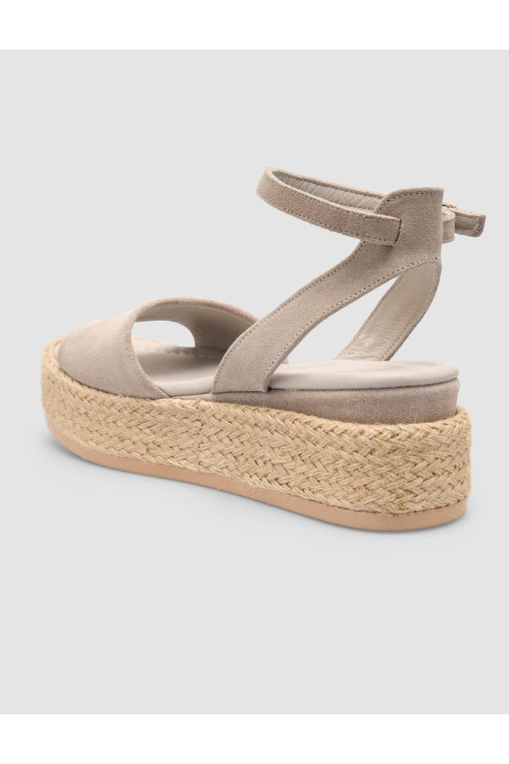Cabani Shoes %100 Cuir véritable Sandale en suède pour femme - Pierre