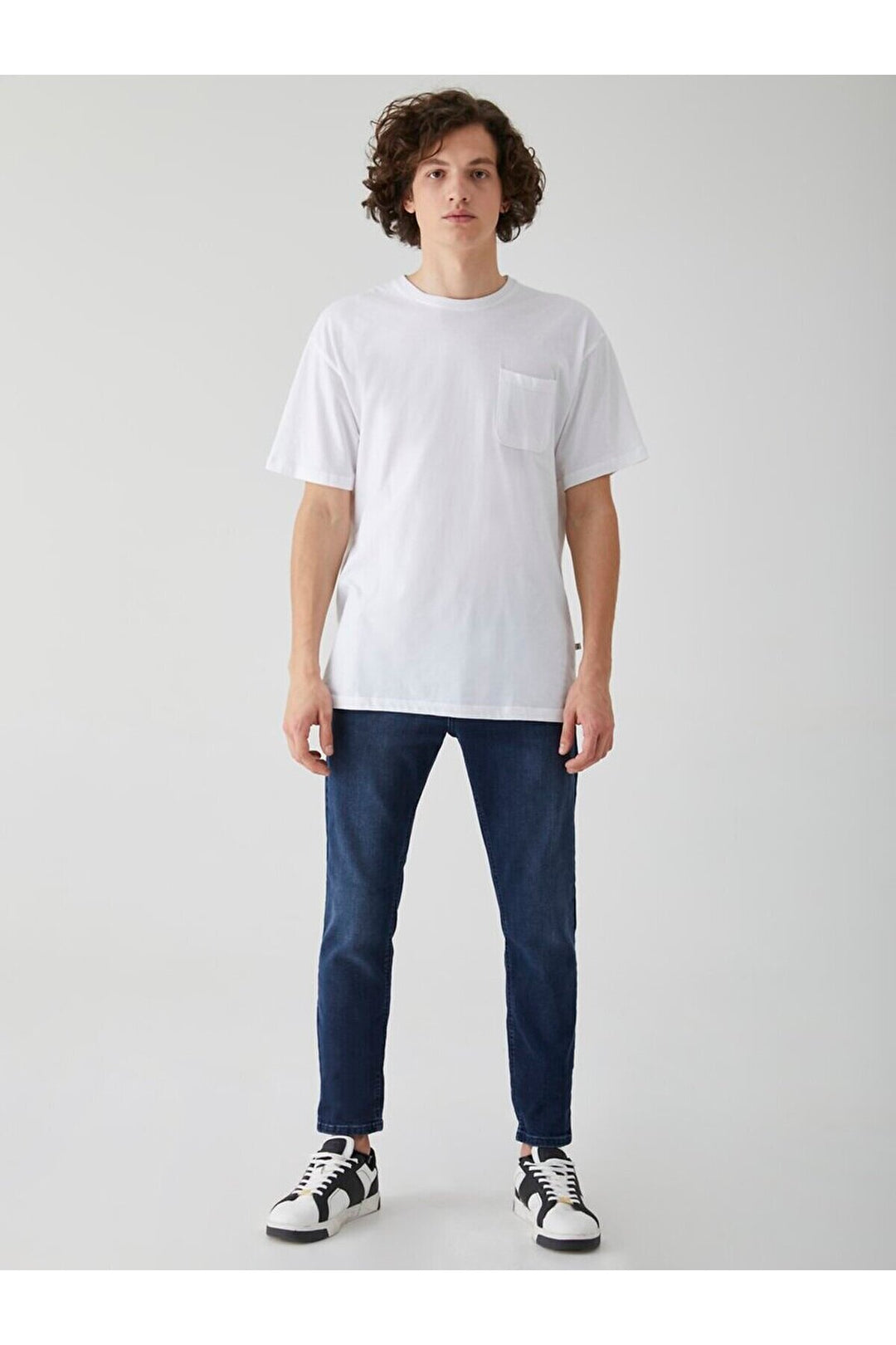 LTB Pantalon super skinny Jumy mi-hauteur - Bleu_54433