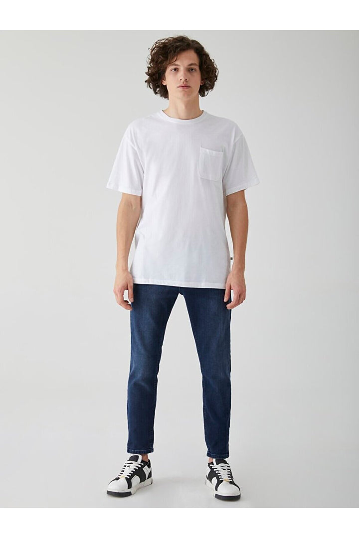 LTB Pantalon super skinny Jumy mi-hauteur - Bleu_54433