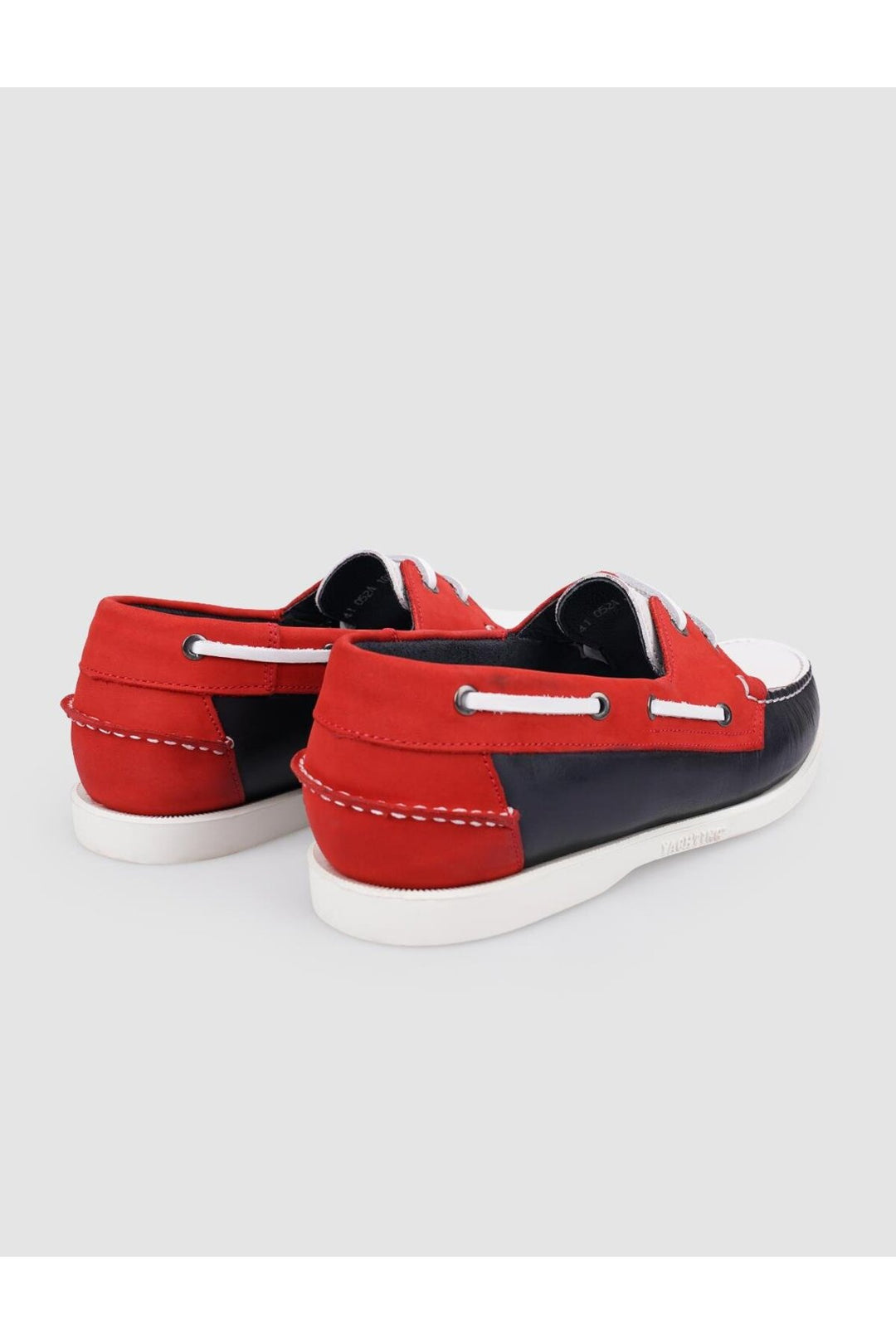 Cabani Shoes Pianello Chaussures de bateau pour hommes en cuir véritable Bleu marine - Bleu marine