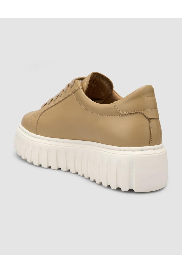 Cabani Shoes MonaMae %100 Cuir Véritable Vison Chaussures de Sport Femme - Vison
