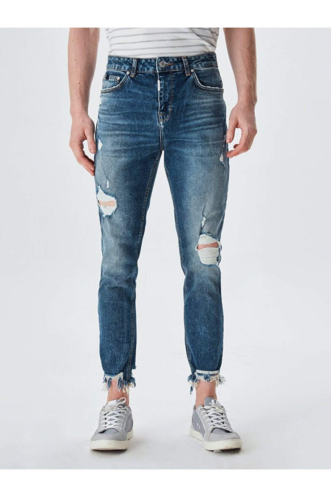 LTB Pantalon Eddard X déchiré coupe carotte