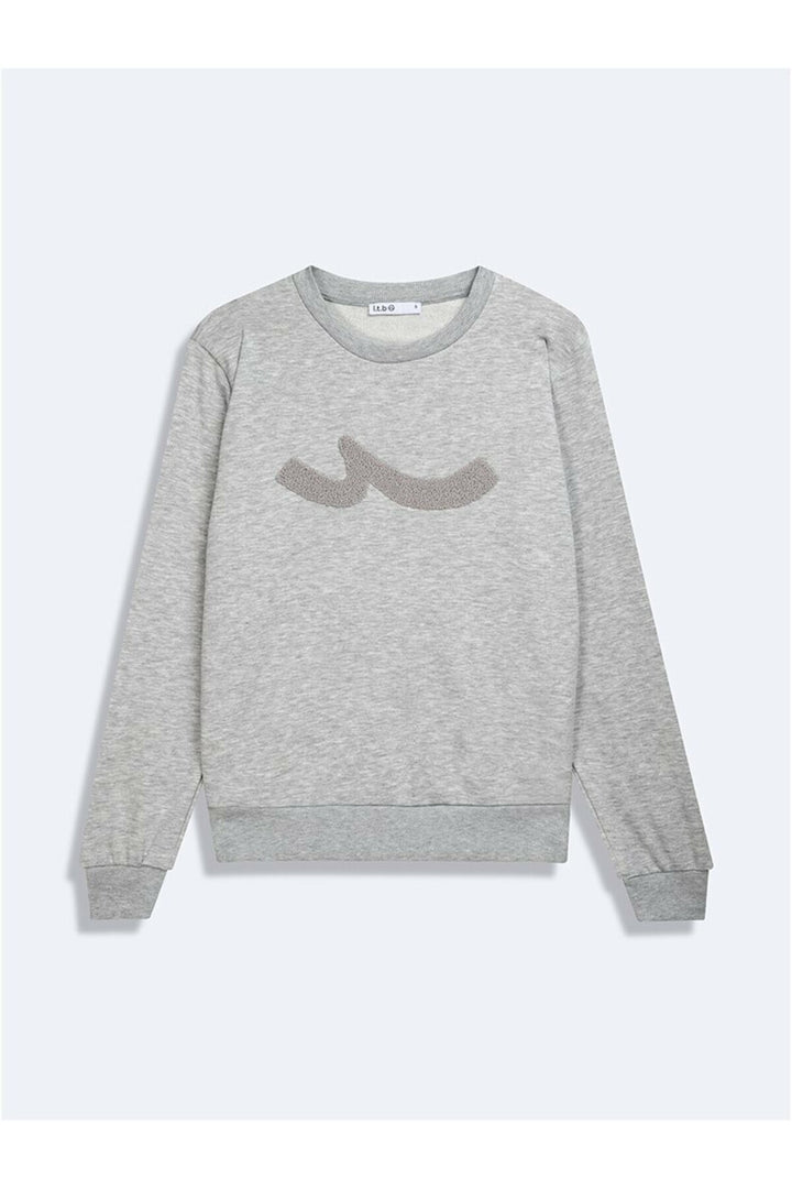 LTB Nouveau sweat gris diphtérie pour femme 0112681203608200000-217