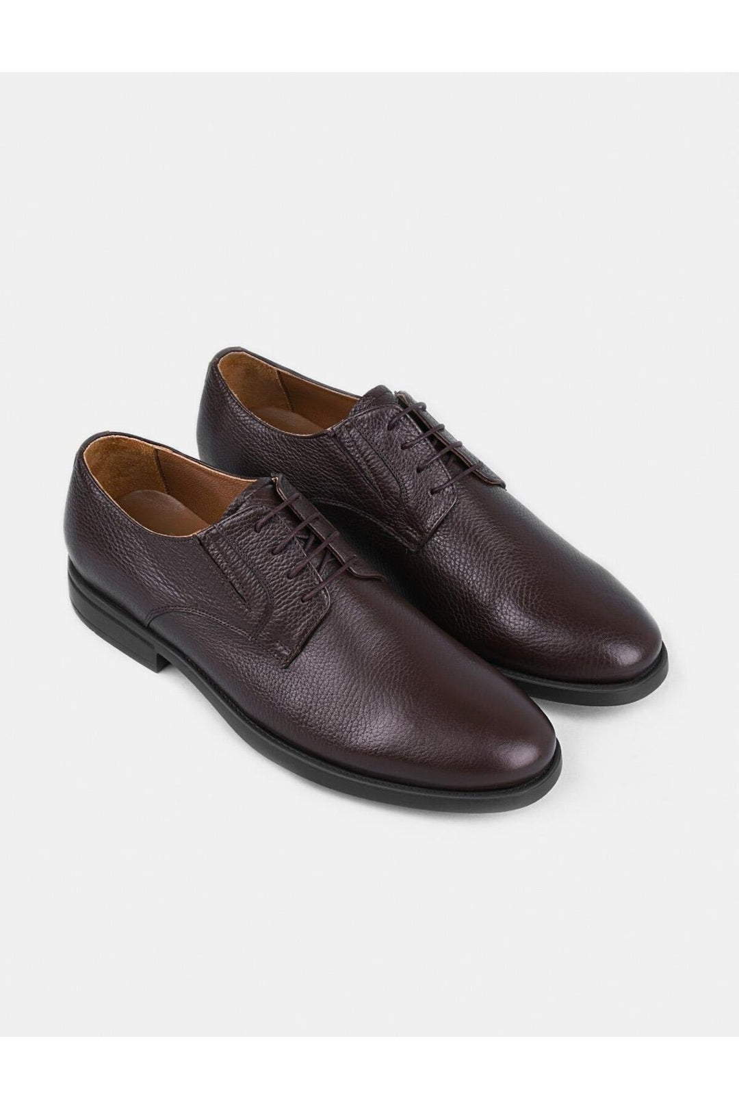 Cabani Shoes Chaussures décontractées pour hommes en cuir véritable, semelle Eva, marron. - Marron