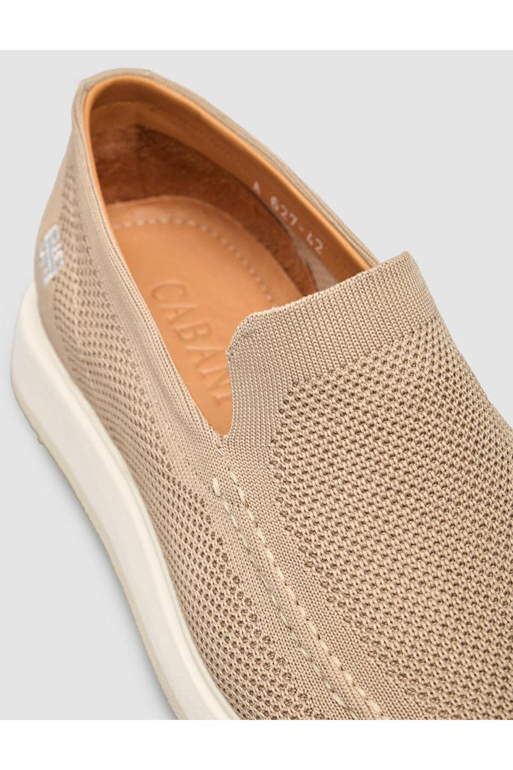 Cabani Shoes Chaussures décontractées pour hommes en tricot beige - Multicolore