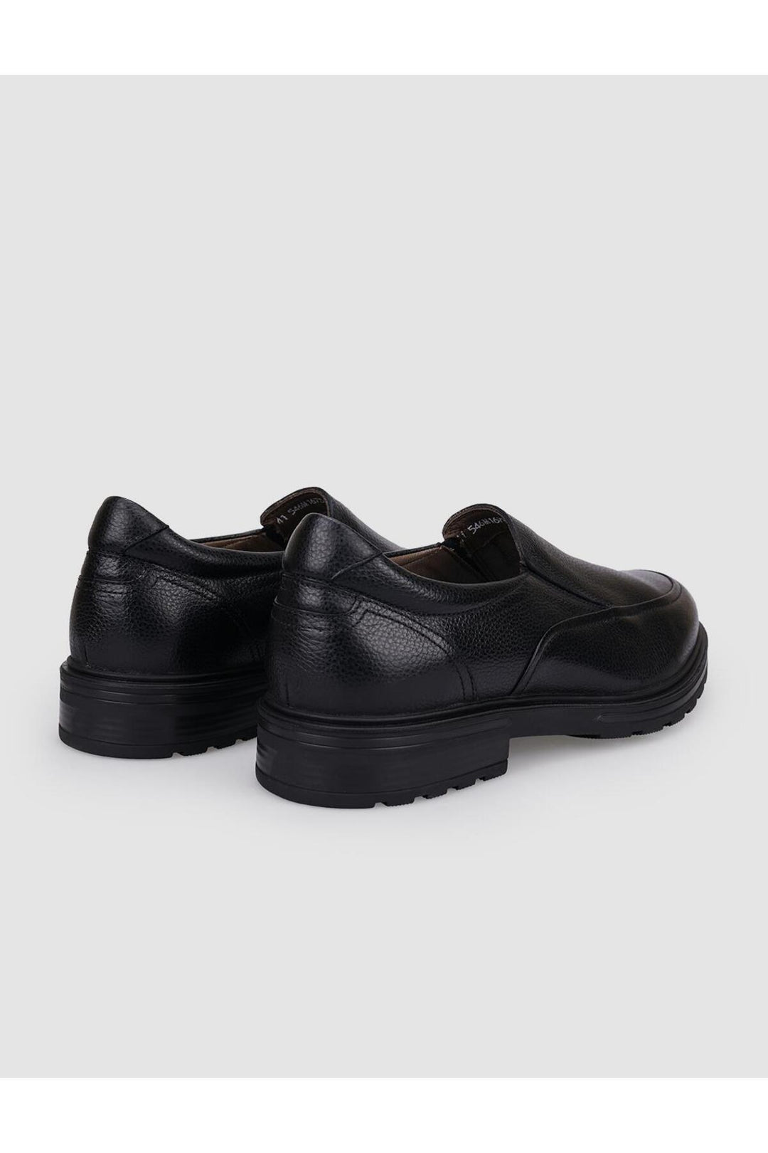 Cabani Shoes Chaussures de ville pour hommes en cuir véritable noires - Multicolore