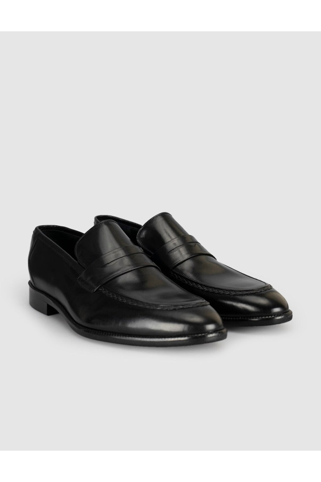 Cabani Shoes Chaussures classiques pour hommes en cuir noir premium - Multicolore