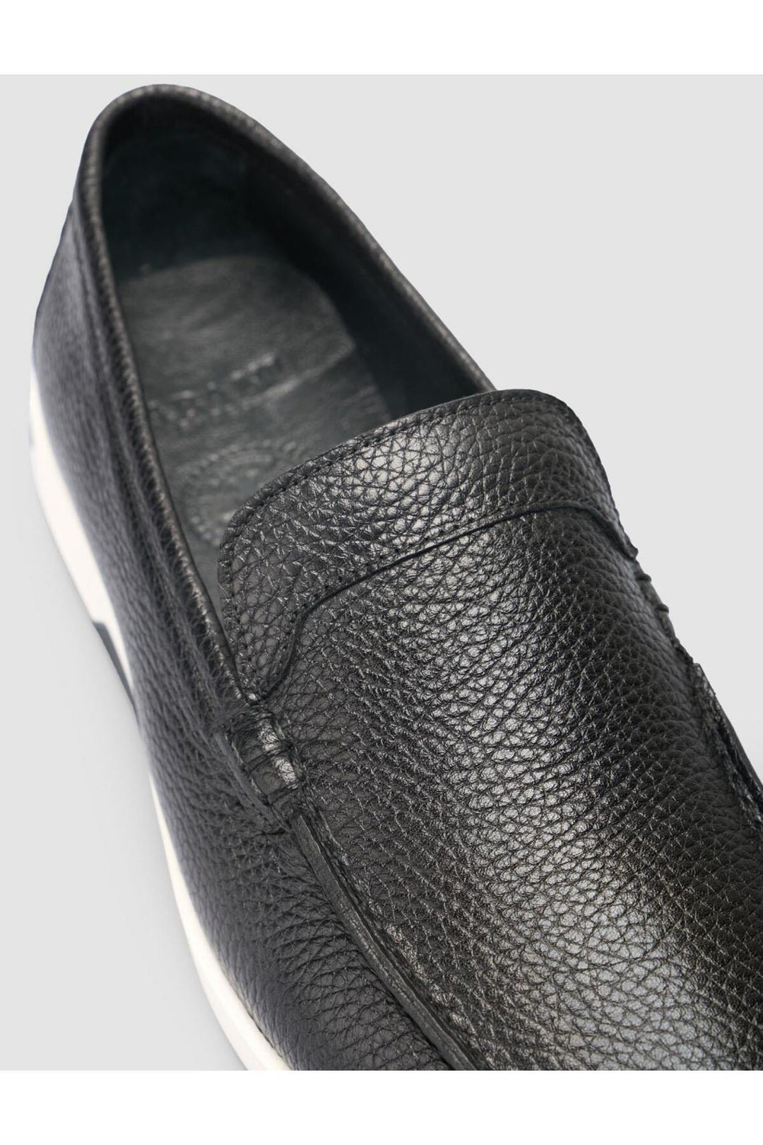 Cabani Shoes %100 Cuir véritable Noir Mocassins pour hommes - Noir