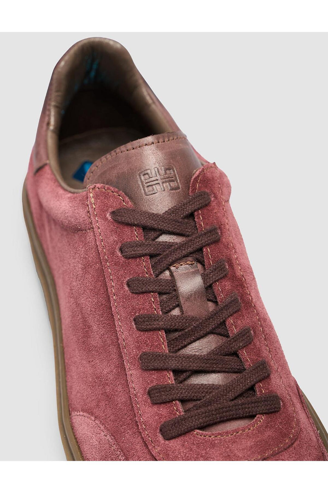 Cabani Shoes %100 Cuir Véritable Chaussures de Sport pour Hommes Suédé Bordeaux - Bordeaux