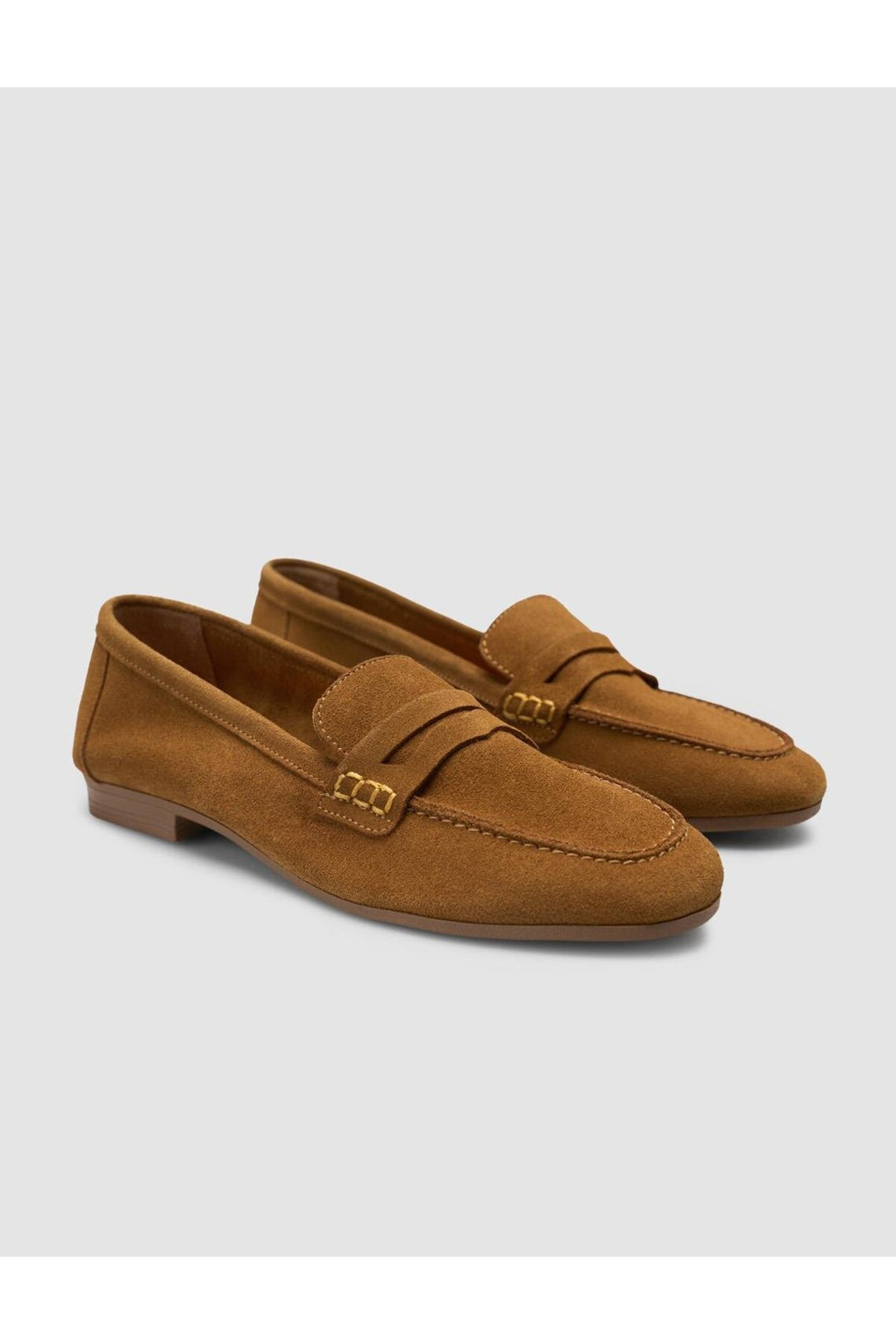 Cabani Shoes %100 Cuir véritable Mocassins en suède pour femmes couleur Tabac - Tabac