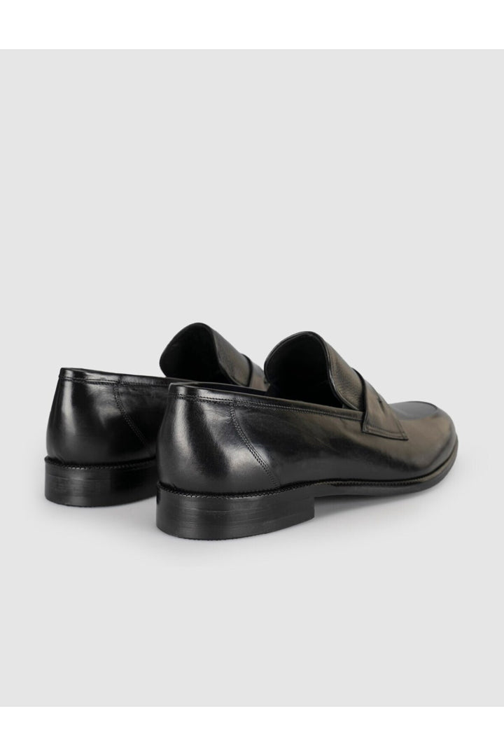 Cabani Shoes Chaussures classiques pour hommes en cuir noir premium - Multicolore