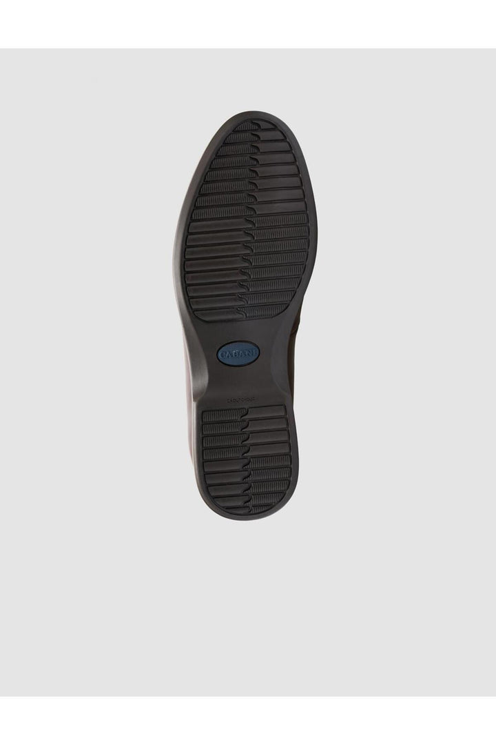 Cabani Shoes Chaussures de ville pour hommes en cuir véritable marron avec boucle à 100%. - Marron