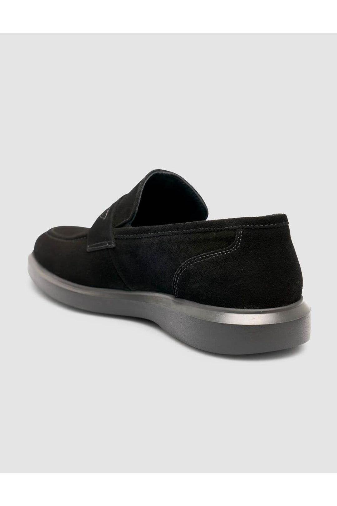Cabani Shoes Mocassins pour hommes en cuir véritable suédé noir - Noir