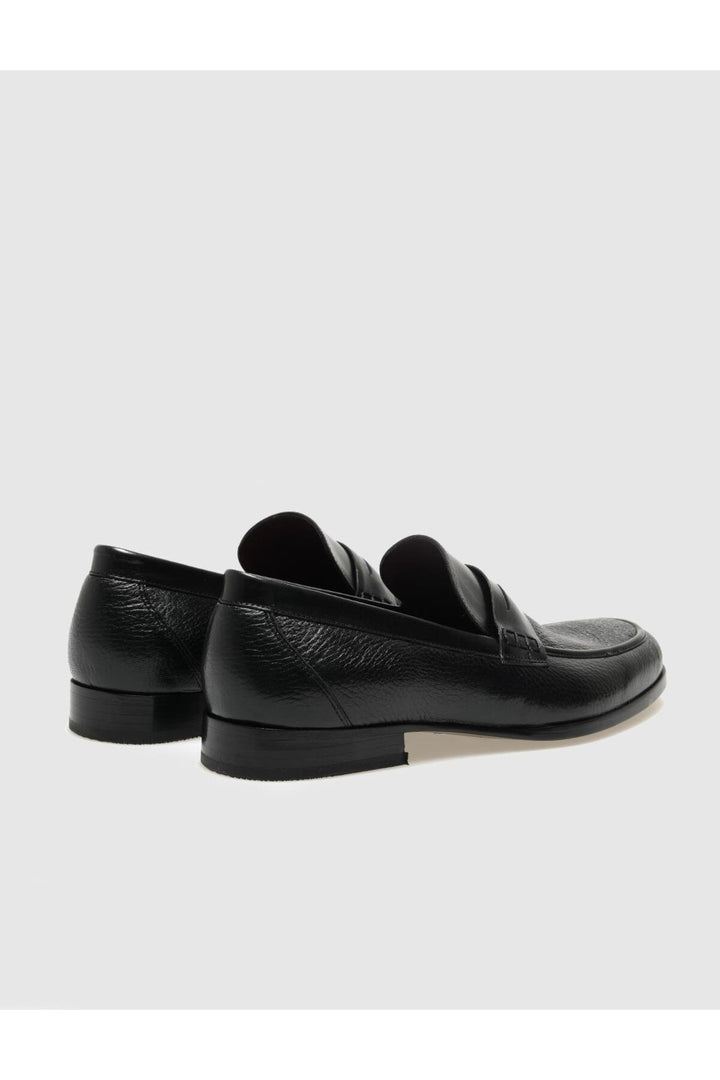 Cabani Shoes Chaussures classiques pour hommes en cuir véritable noires - Multicolore