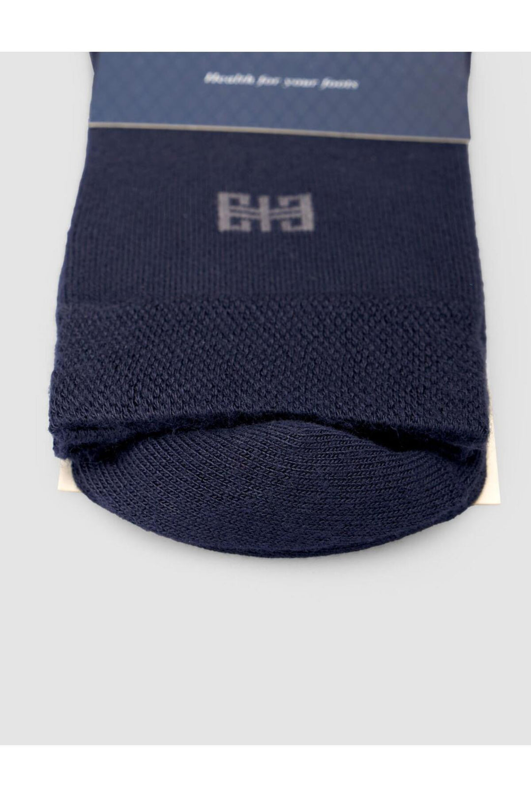 Cabani Shoes Chaussettes mi-bas en bambou bleu marine pour hommes - Bleu marine