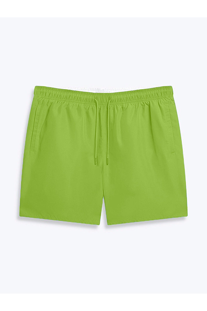 LTB Short basique tissé vert mer