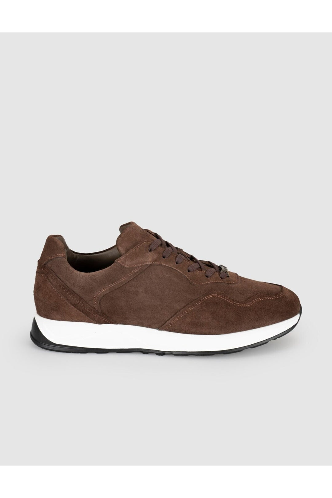 Cabani Shoes Sneakers en cuir suédé véritable pour homme marron - Marron