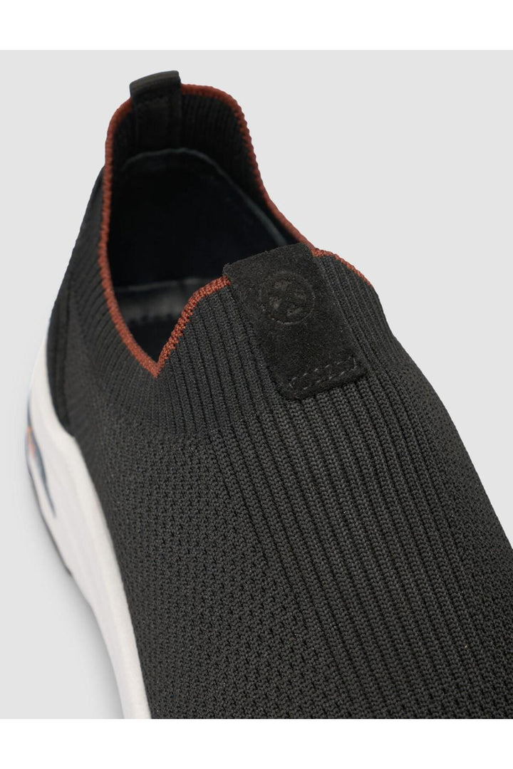 Cabani Shoes Chaussures de sport pour hommes en tricot noir - Noir
