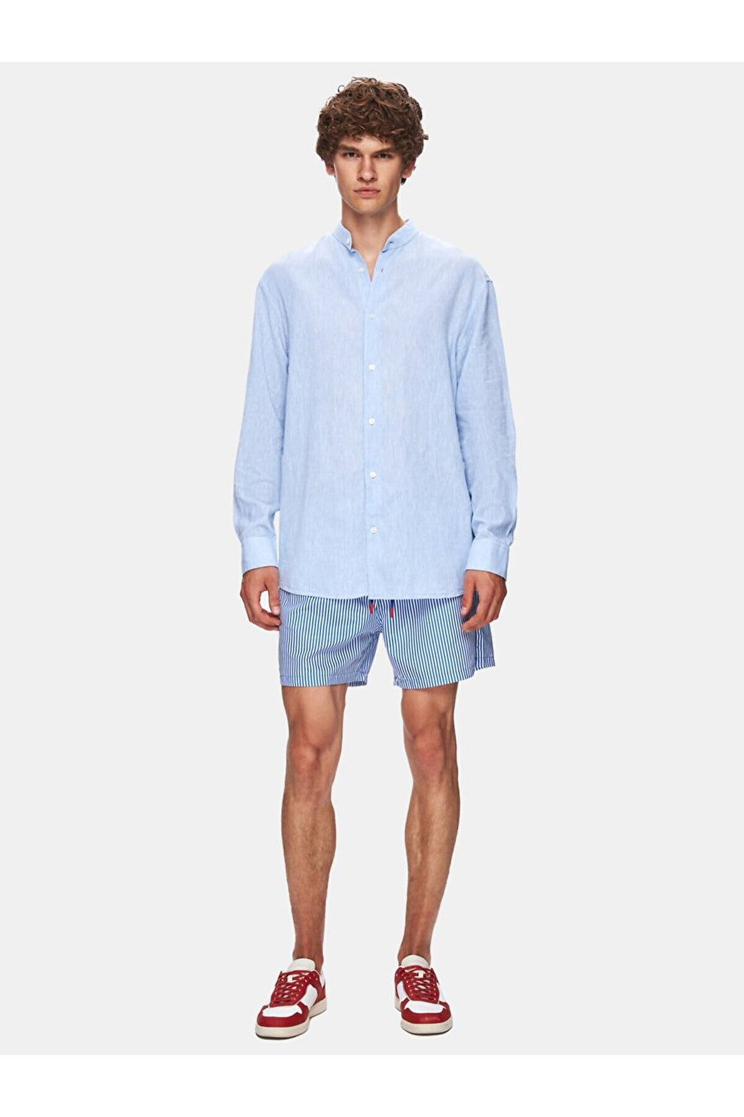 LTB Chemise bleue à manches longues Regular