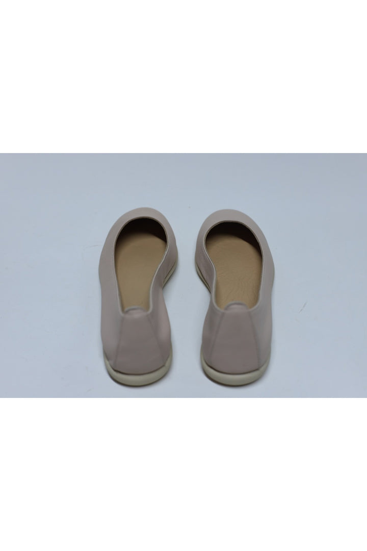Wavelys nappa ballerine - Noisette
