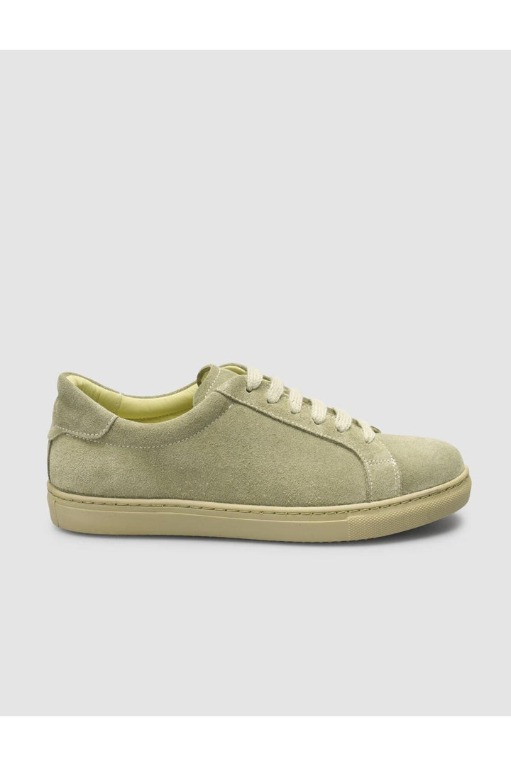 Cabani Shoes MonaMae Baskets Femme Suède Vert - Vert