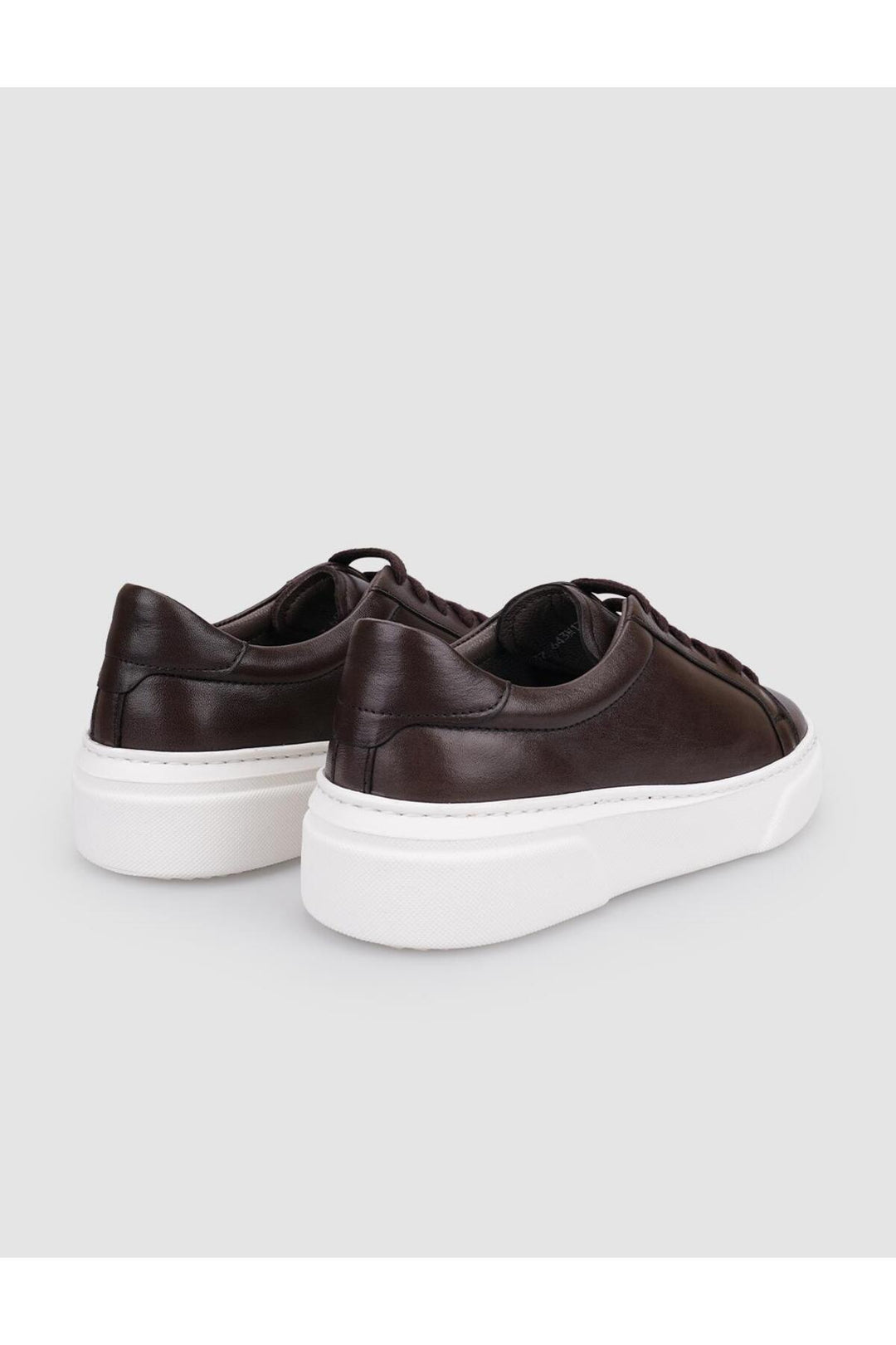 Cabani Shoes Chaussures à lacets pour femmes en cuir véritable marron 100% - Marron