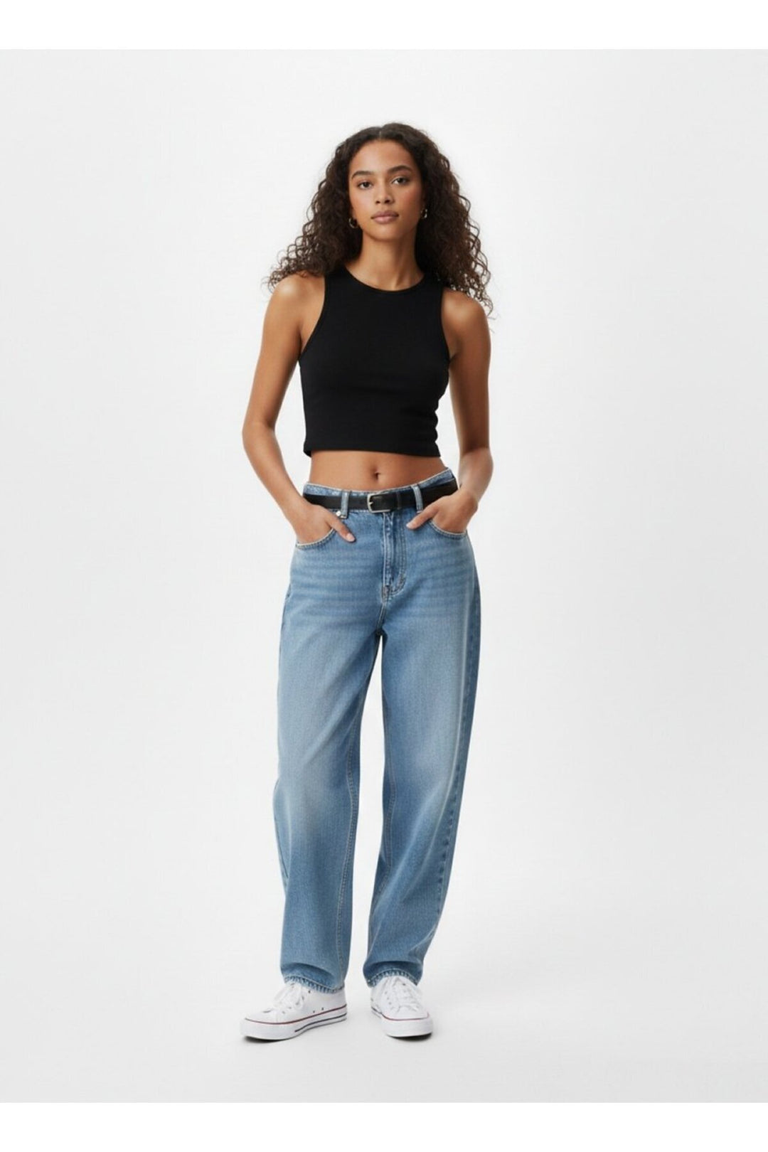 LTB Slim Fit Débardeur Sans Manches Noir - Noir