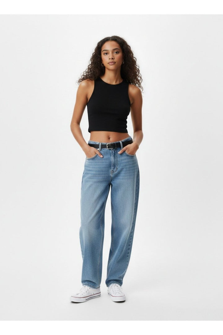 LTB Slim Fit Débardeur Sans Manches Noir - Noir