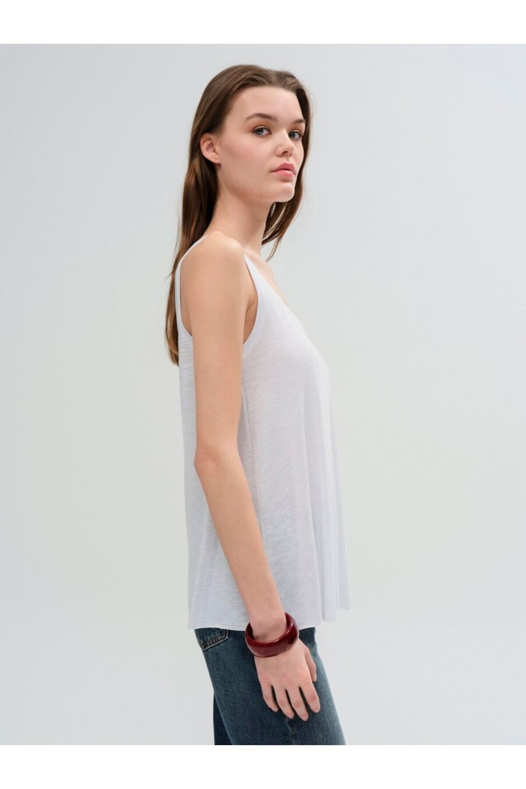 LTB Débardeur Blanc Détendu - Blanc