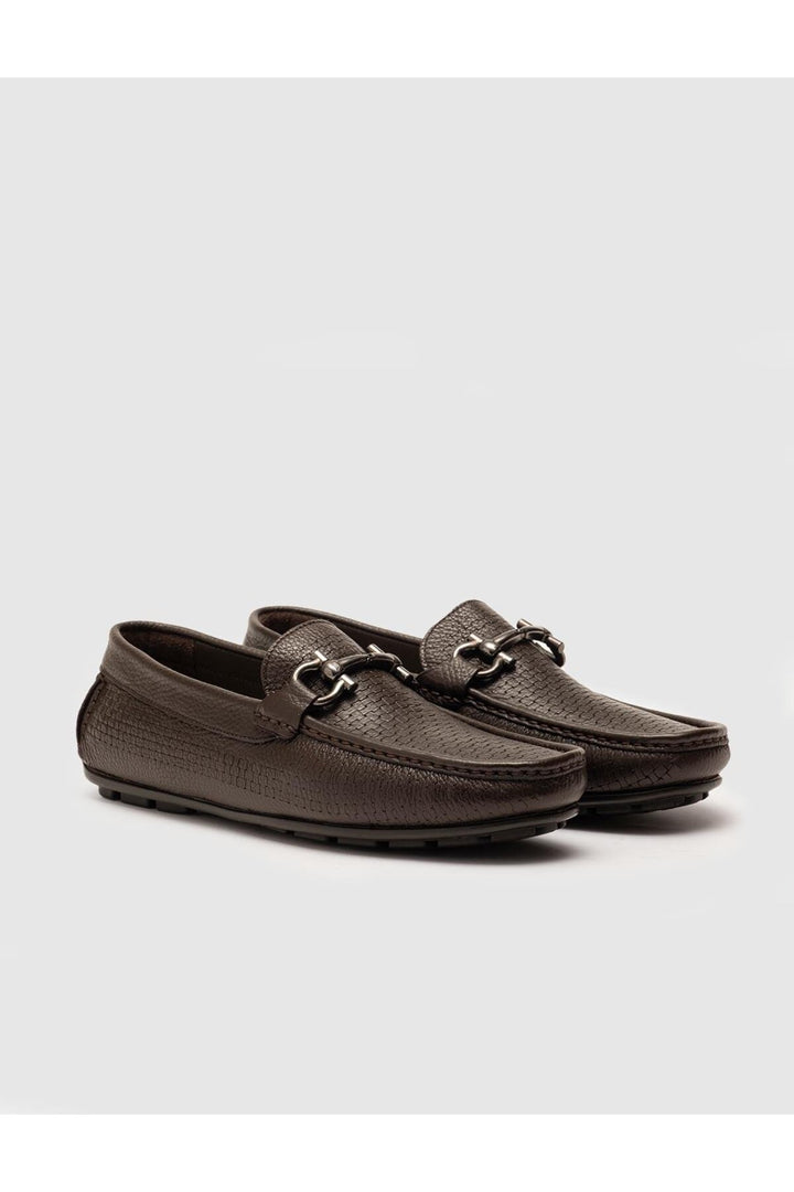 Cabani Shoes Chaussures pour hommes en cuir véritable marron - Marron