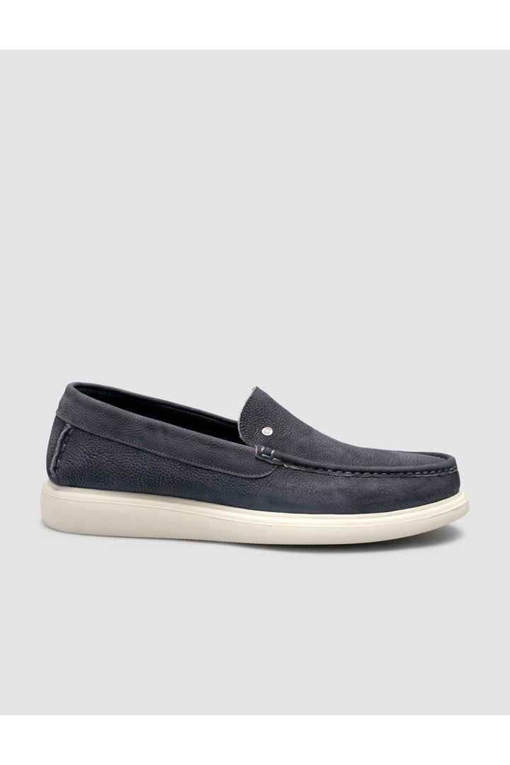 Cabani Shoes Chaussures Loafer pour hommes en Nubuck Fumé - Anthracite