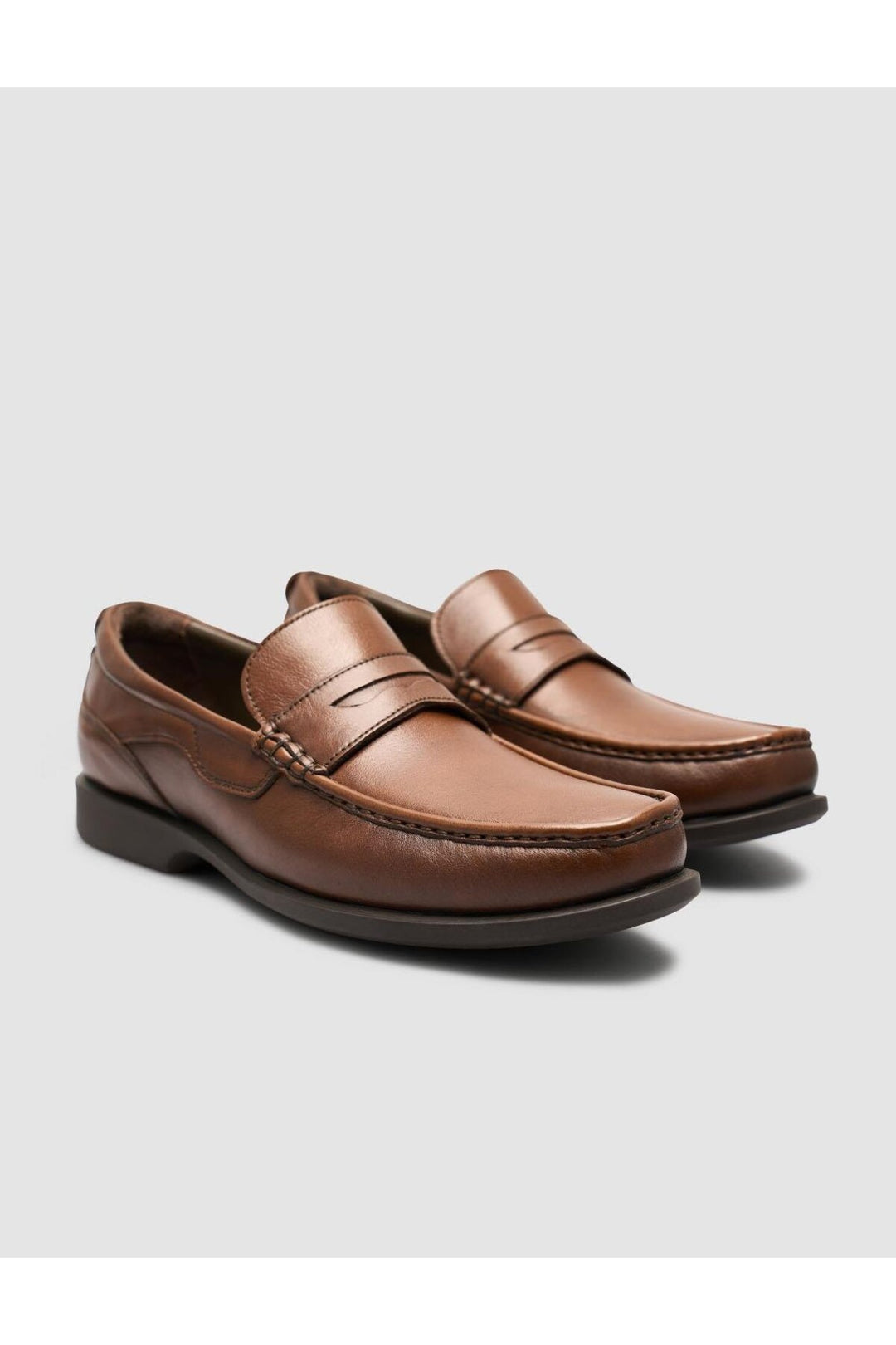 Cabani Shoes %100 Cuir Véritable Chaussures Quotidiennes Pour Hommes Marron - Tabac