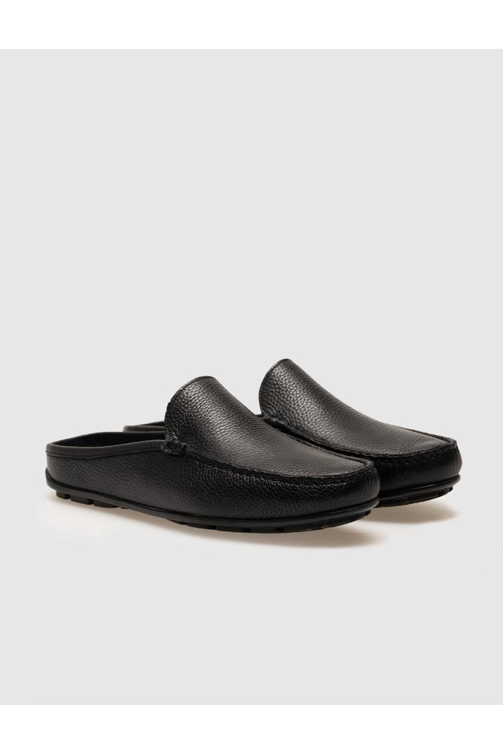 Cabani Shoes Sandales décontractées pour hommes en cuir véritable marron - Multicolore