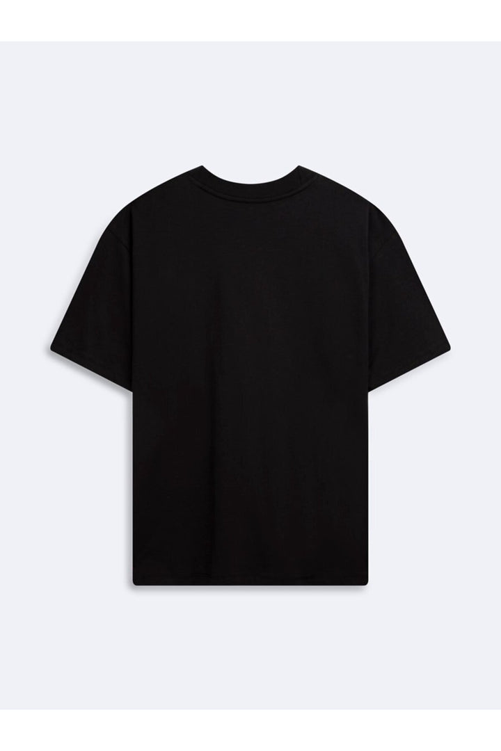 LTB T-shirt Basic Noir Col Ras du Cou - Noir