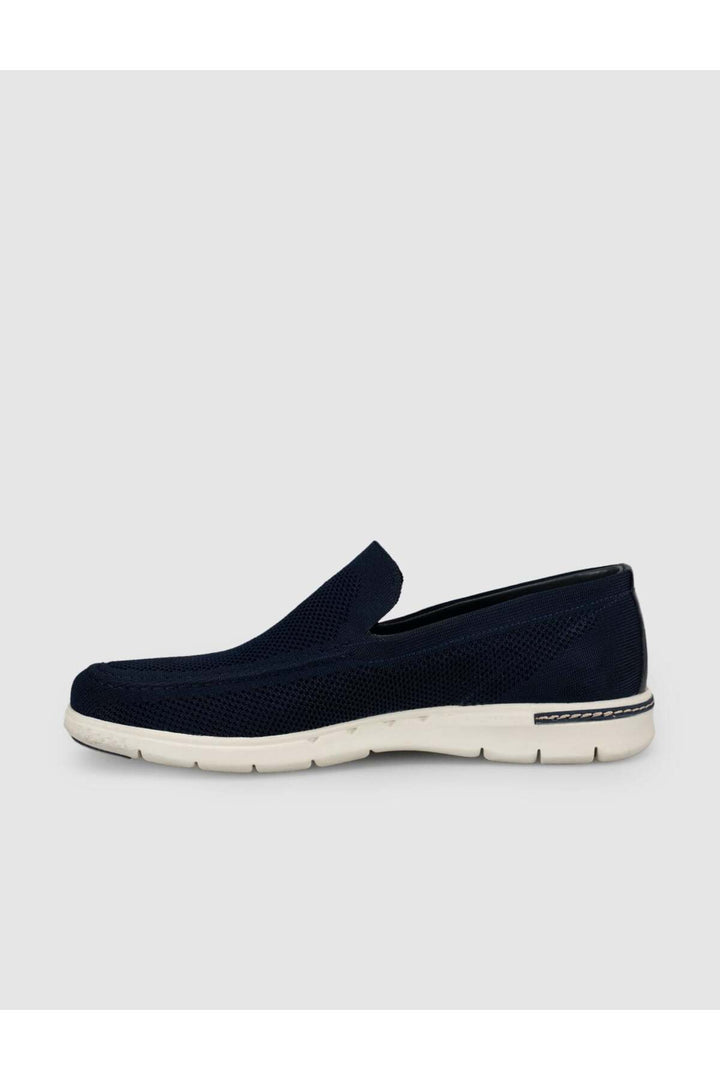Cabani Shoes Chaussures décontractées pour hommes en tricot à semelle légère Bleu marine - Multicolore