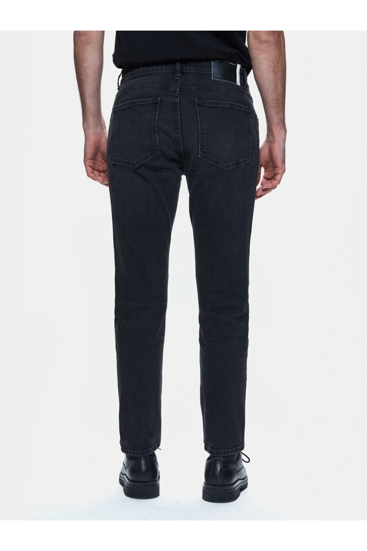 LTB Jean Pantolon Mid Indigo à Taille Moyenne et Jambe Étroite Mateo - Bleu
