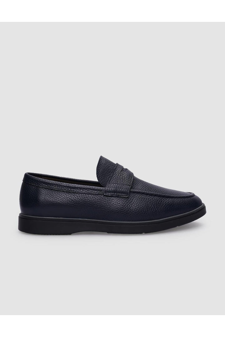 Cabani Shoes %100 Cuir véritable Chaussures décontractées pour hommes Bleu marine - Bleu marine