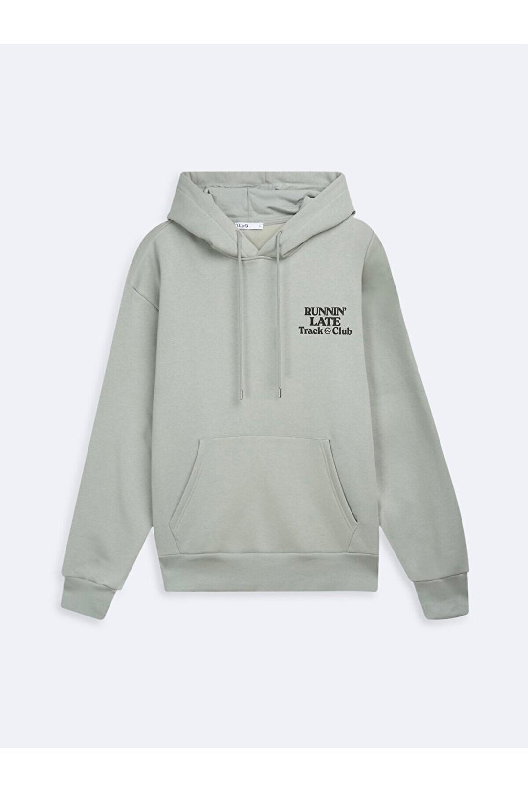 LTB Sweat-shirt vert imprimé à capuche et manches longues