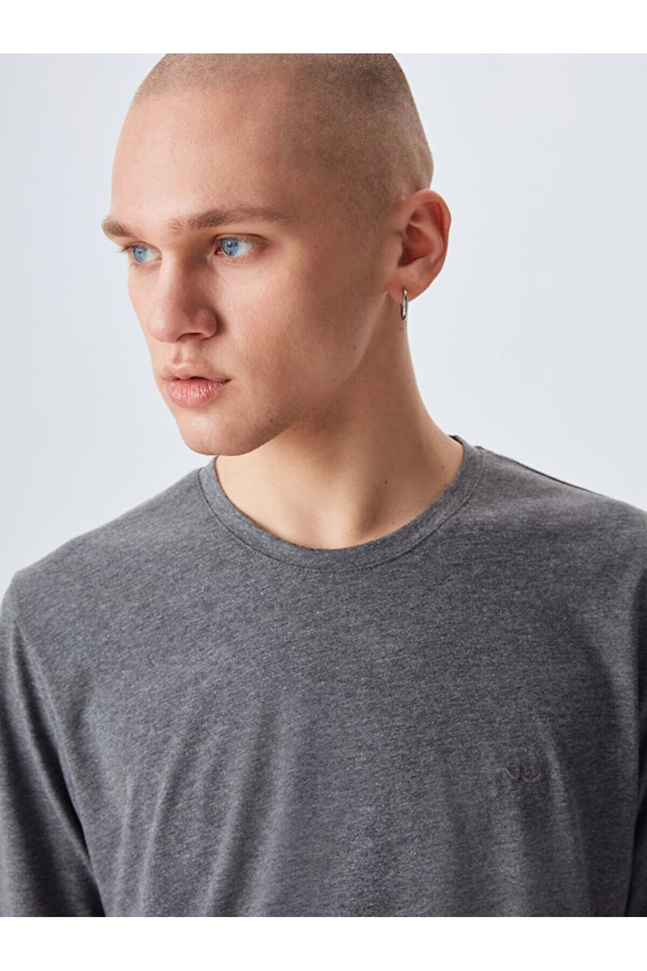 LTB T-shirt à manches courtes Zero Collar Pressure Regular Anthracite