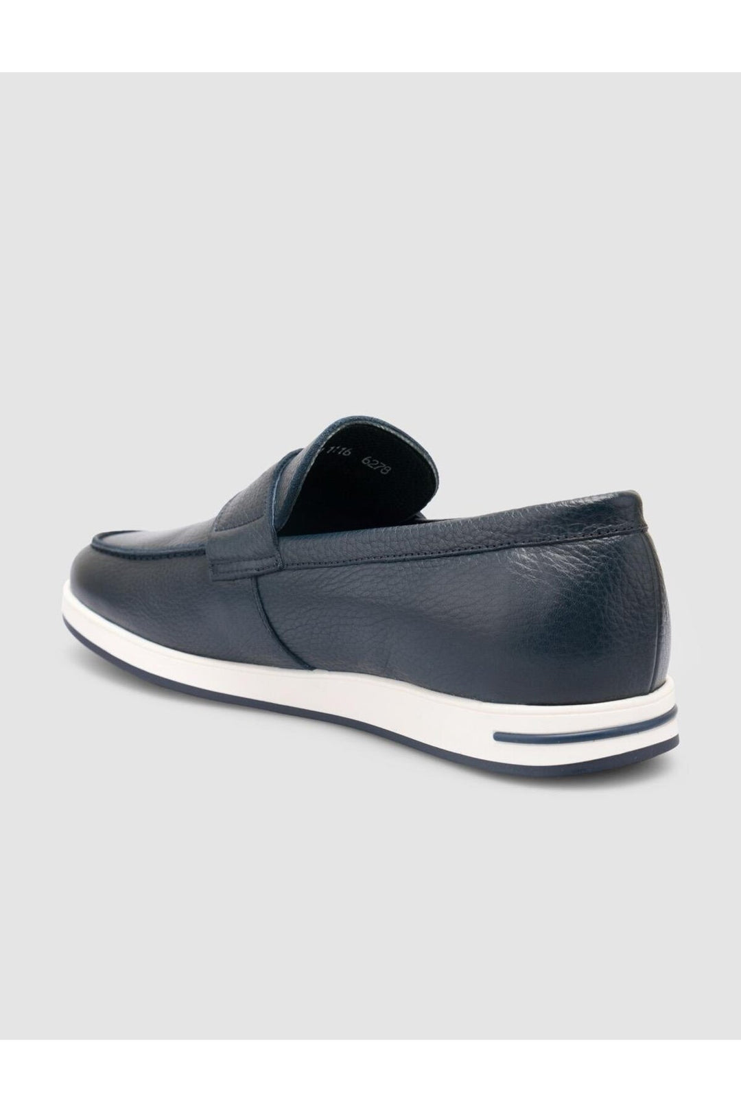 Cabani Shoes %100 Cuir véritable Chaussures décontractées pour hommes Bleu marine - Bleu marine