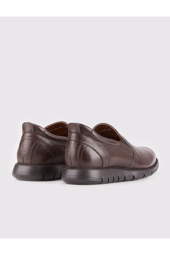Cabani Shoes Chaussures de ville pour hommes en cuir véritable marron - Multicolore