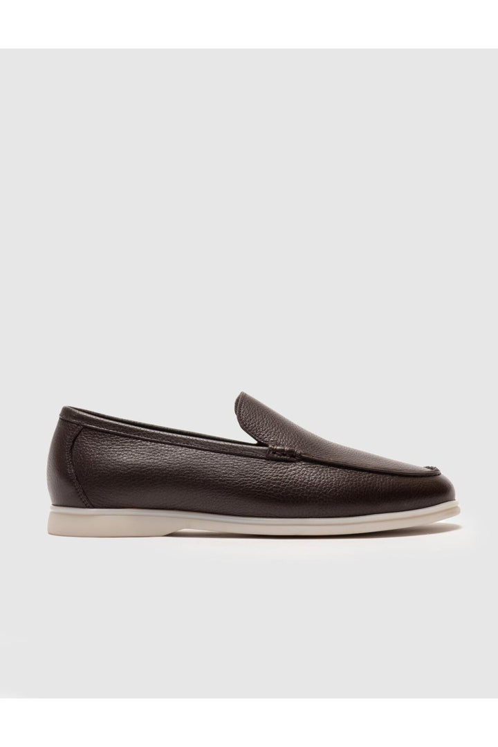 Cabani Shoes Chaussures de ville pour hommes en cuir véritable marron - Marron