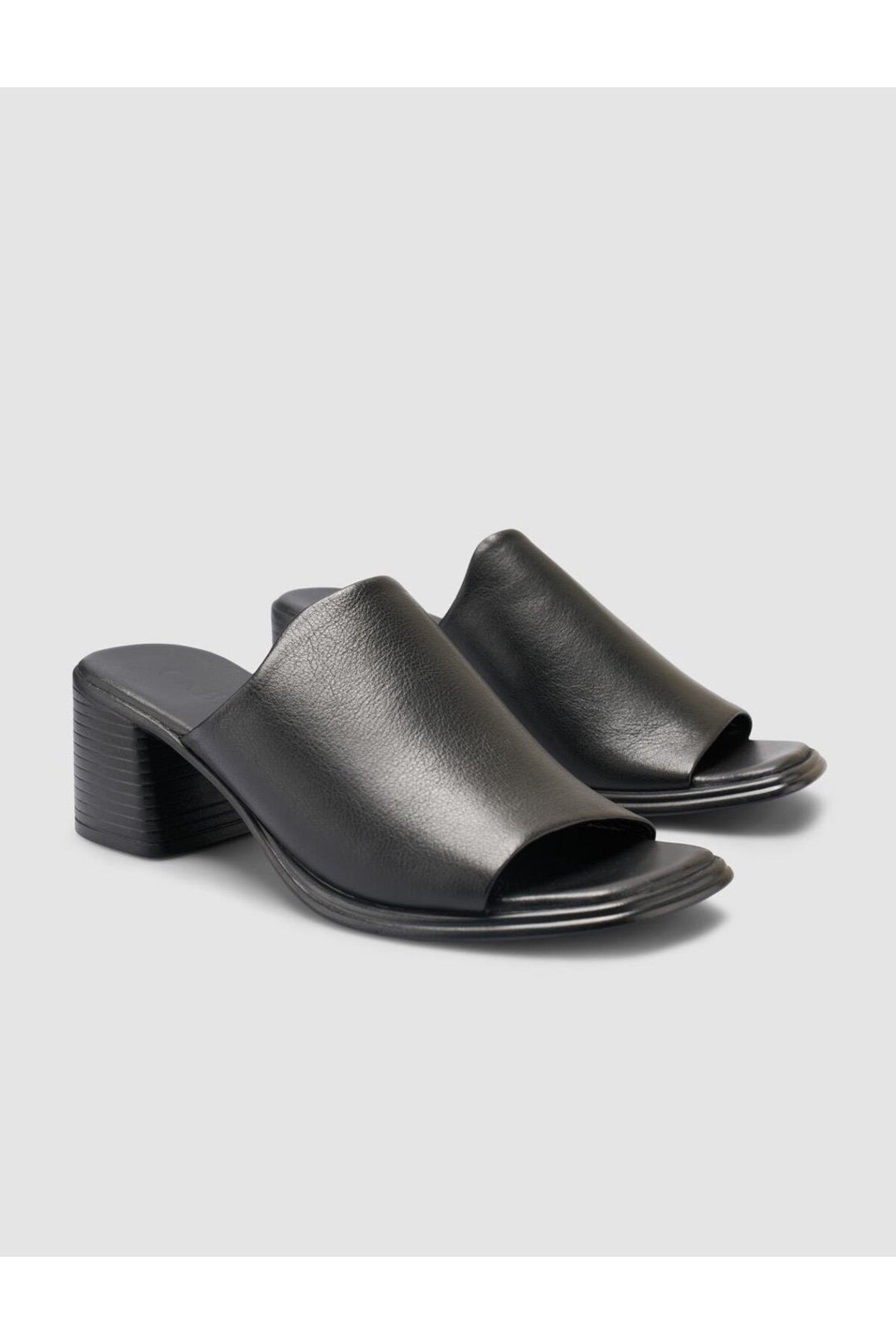 Cabani Shoes Sandales à talons noires pour femmes en cuir véritable 100% - Multicolore
