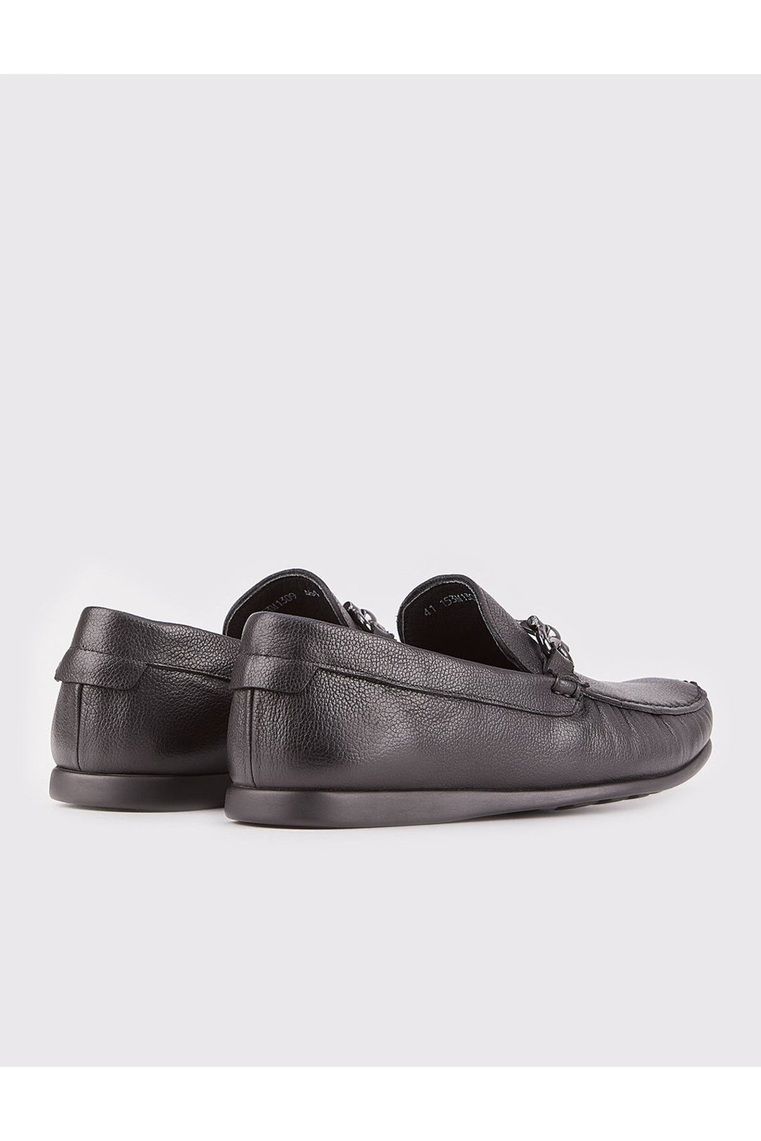 Cabani Shoes Mocassin homme en cuir véritable noir - Noir