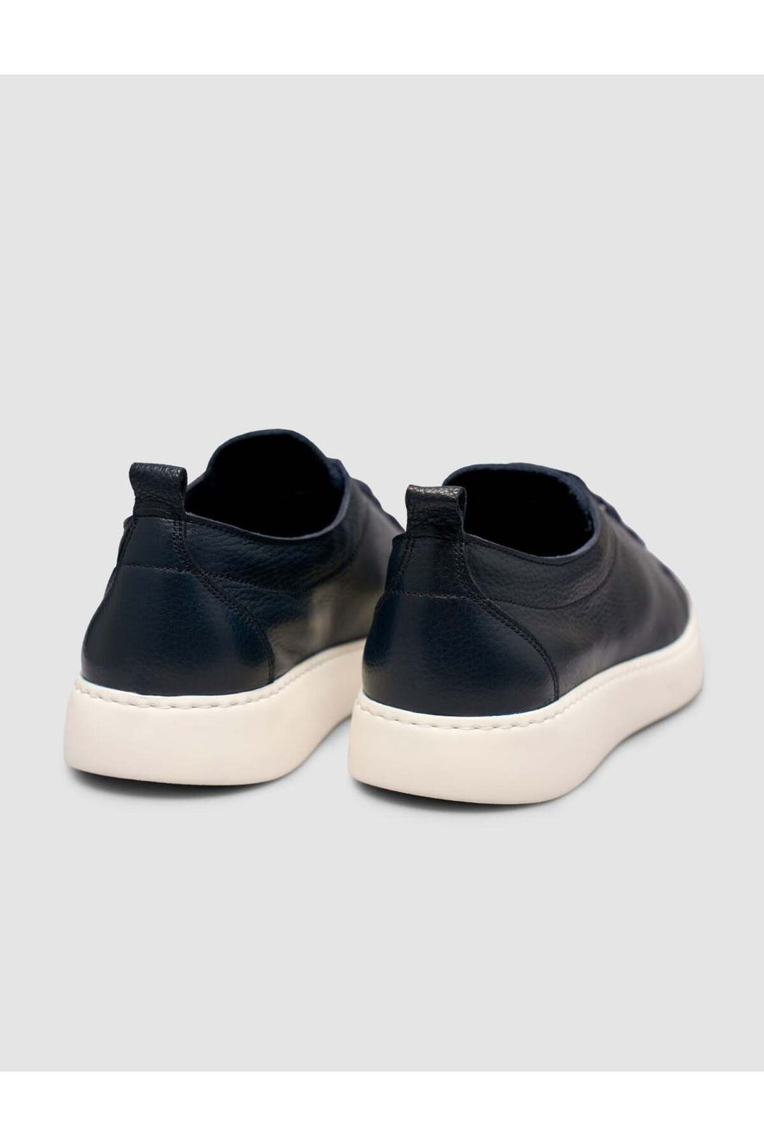 Cabani Shoes Sneaker minimal pour homme en cuir bleu marine - Bleu marine