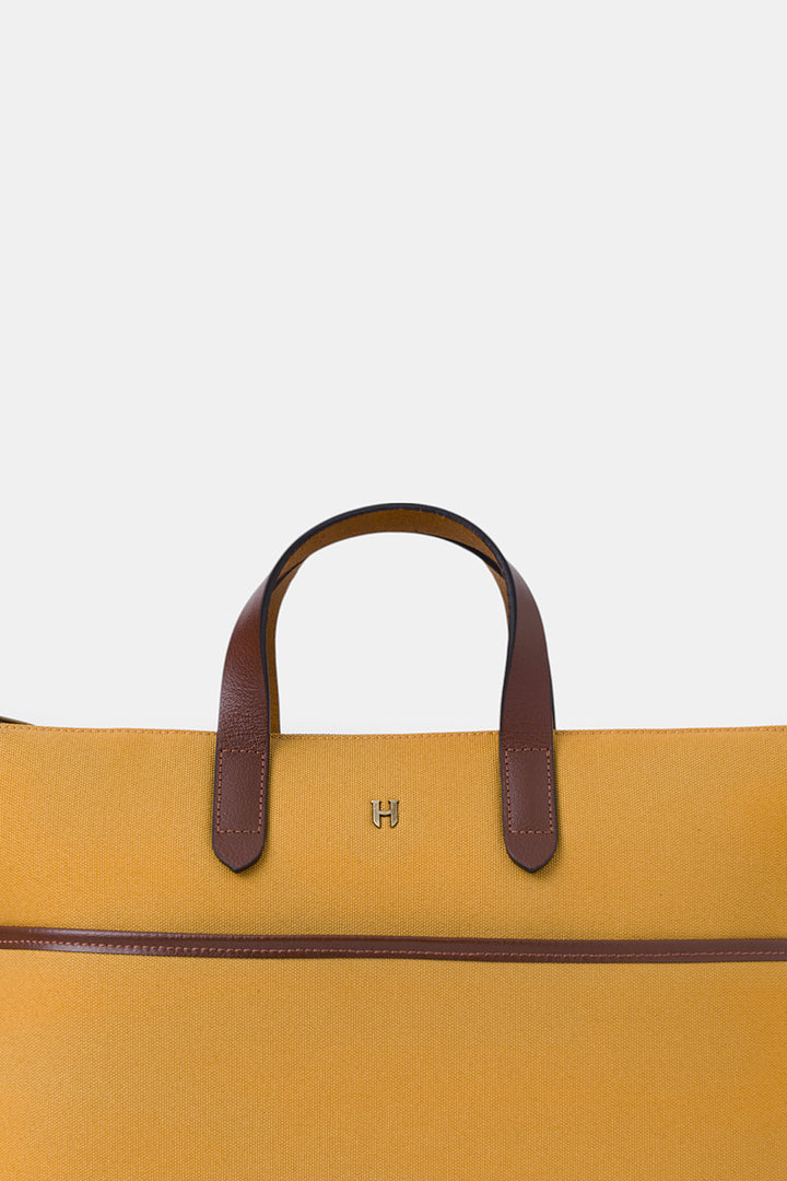 Helmbrook Sac pour ordinateur portable Brice en cuir véritable unisexe de 15,6po à compartiment unique
