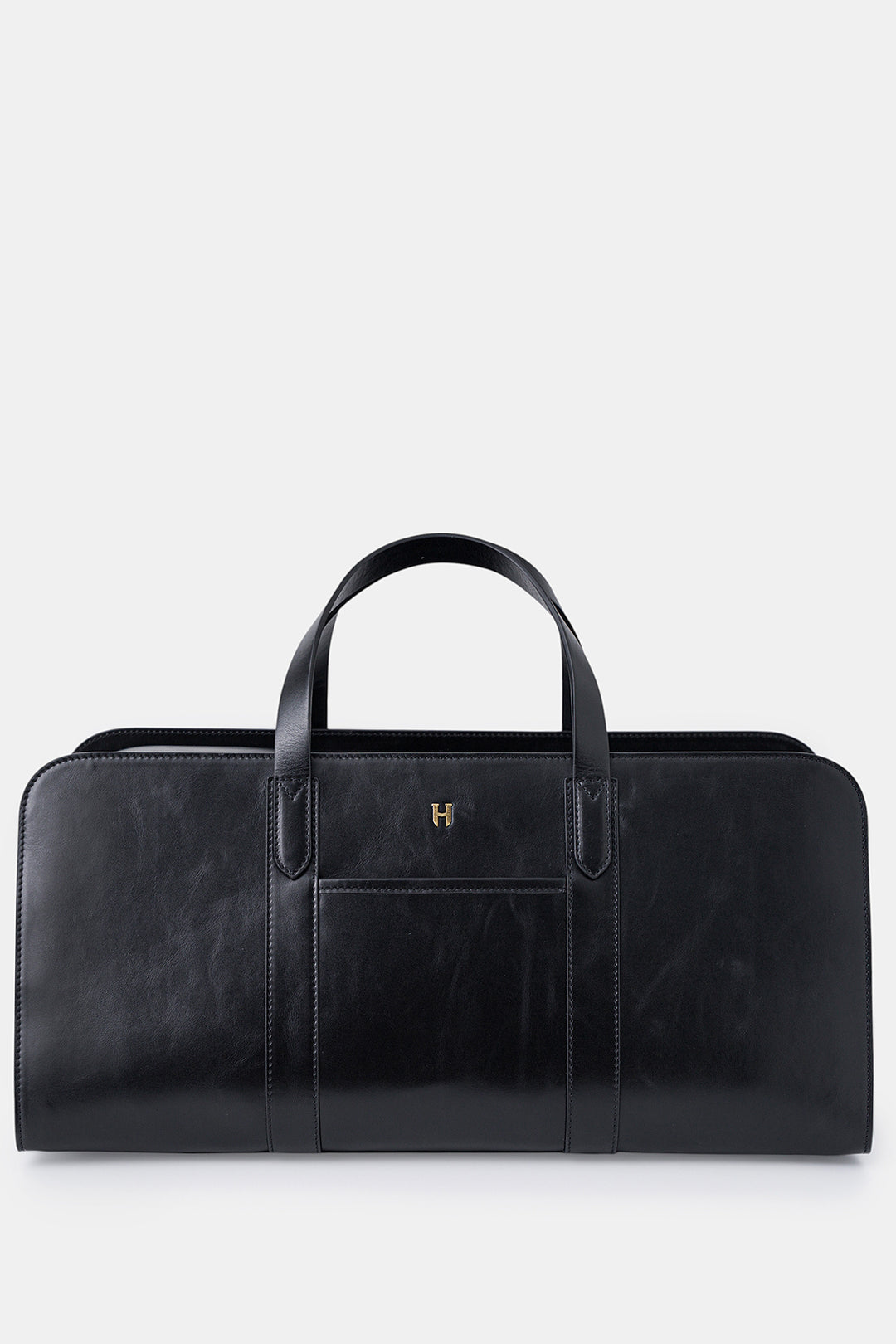Helmbrook Sac de voyage unisexe en cuir véritable Leonard avec sangle