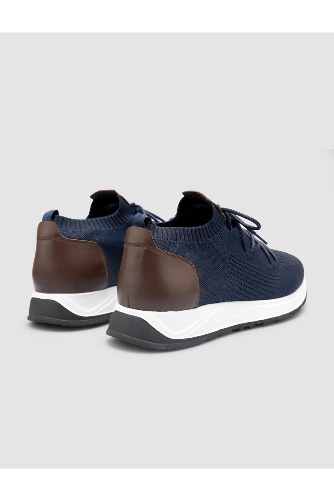 Cabani Shoes Chaussures de sport pour homme Napoli en tricot Bleu marine - Bleu marine