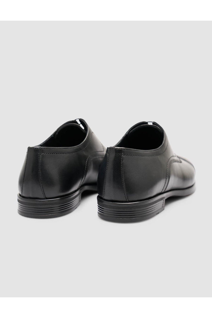 Cabani Shoes %100 Cuir véritable Chaussures classiques pour hommes noires - Noir
